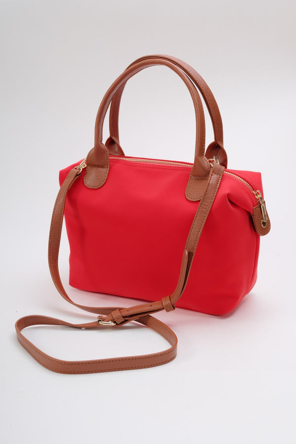 Carraig Donn Red Nylon Mini Tote Bag