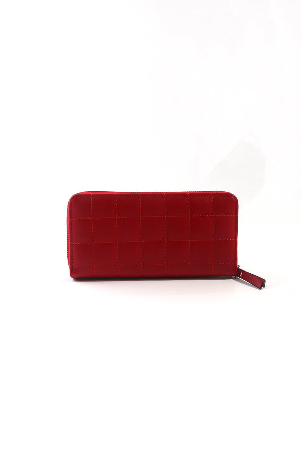 Carraig Donn Red Quilted Front Purse