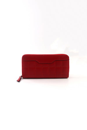 Red Quilted Front Purse