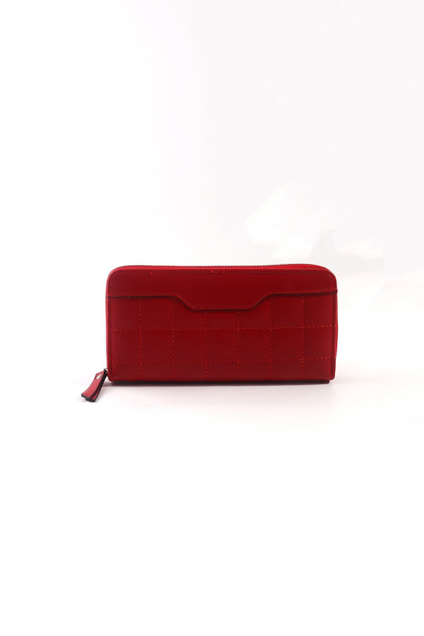 Carraig Donn Red Quilted Front Purse