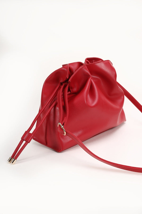 Carraig Donn Red Slouchy Shoulder Bag