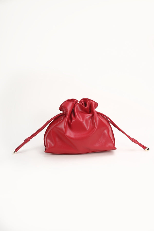 Carraig Donn Red Slouchy Shoulder Bag