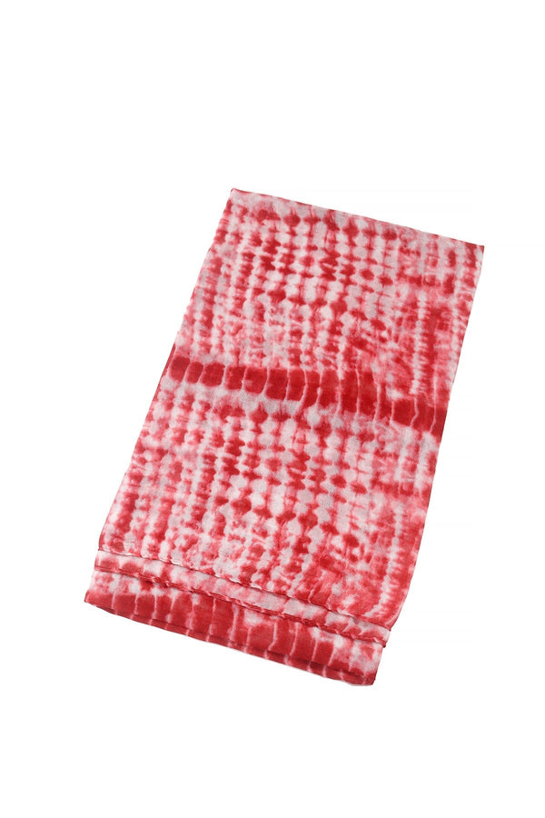 Carraig Donn Red Tie Dye Scarf