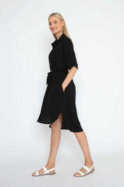 Carraig Donn Resort Dress in Black