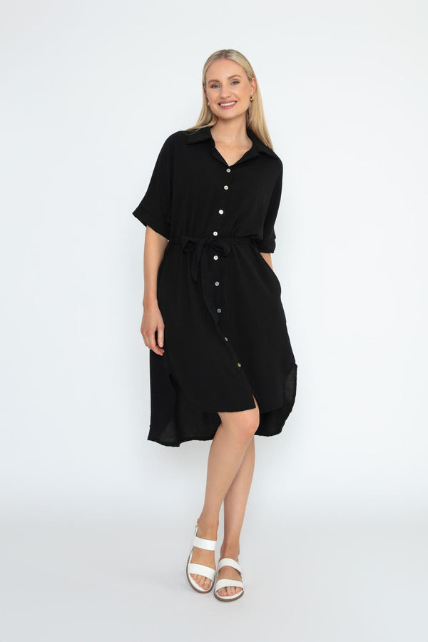 Carraig Donn Resort Dress in Black