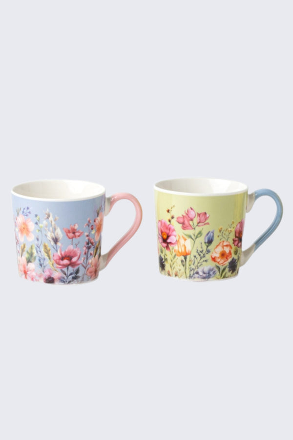 Carraig Donn Roisin Set Of 4 Floral Mugs