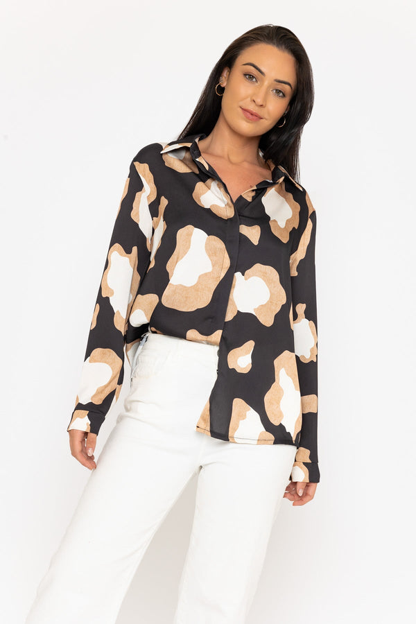 Carraig Donn Sateen Animal Print Shirt