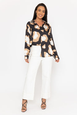 Carraig Donn Sateen Animal Print Shirt