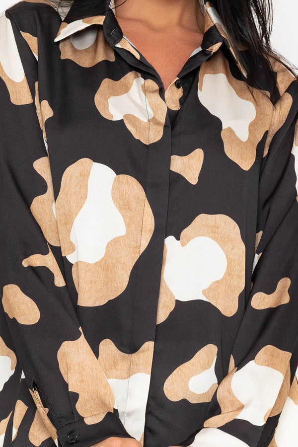 Carraig Donn Sateen Animal Print Shirt