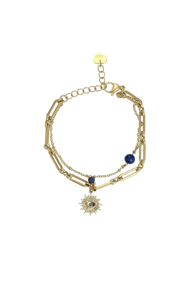 Carraig Donn Semi Precious Lapis Stone Bracelet