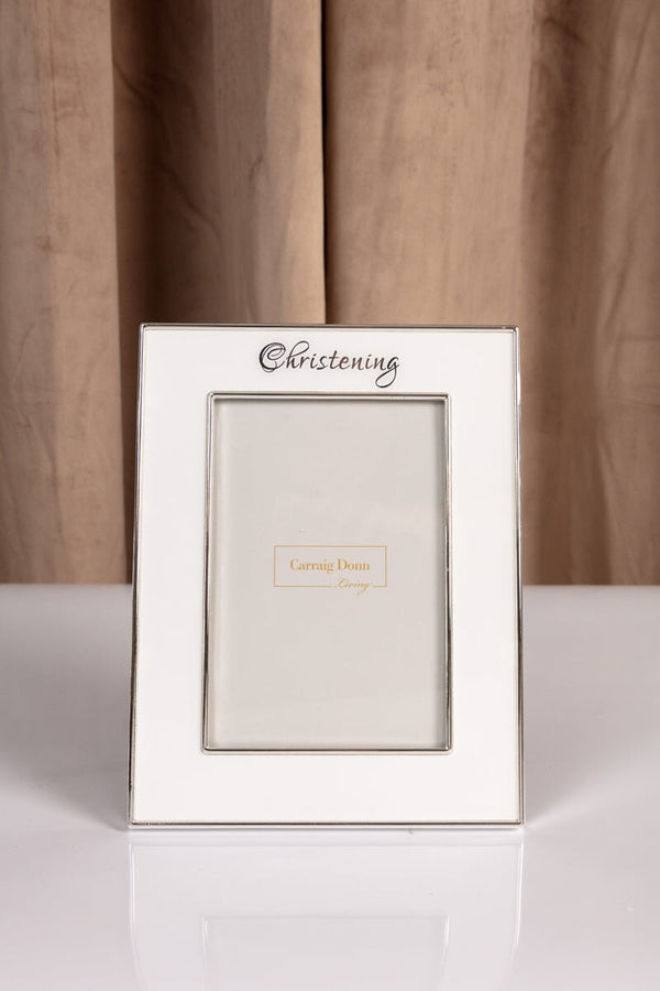 Carraig Donn Silver Christening Frame 5x7