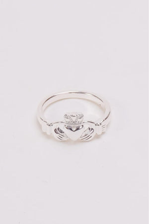 Silver Claddagh Ring Size 7