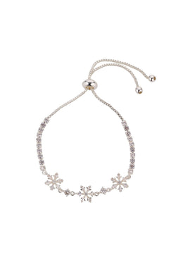 Carraig Donn Silver Snowflake Bracelet