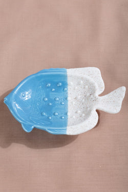 Carraig Donn Small Textured Fish Shaped Serving Dish