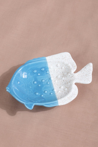 Carraig Donn Small Textured Fish Shaped Serving Dish