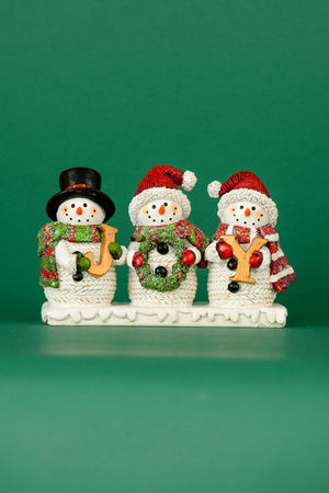 Christmas Snowman With Joy Plaque