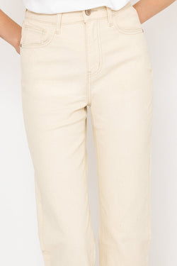 Carraig Donn Solange Cream Straight Leg Jeans