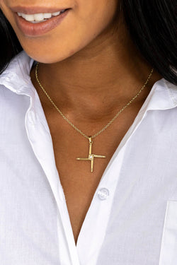 Carraig Donn St. Brigids Cross in Gold