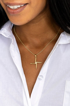 St. Brigids Cross in Gold