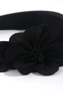 Carraig Donn Statement Flower Hairband in Black