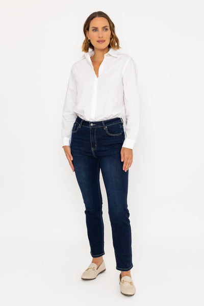 Carraig Donn Straight Leg Jeans in Indigo