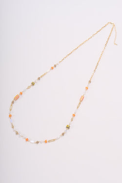 Carraig Donn Summer Yellow Beaded Long Necklace