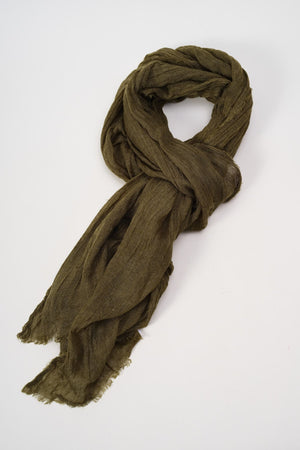 Super Soft Solid Scarf in Oliver Green