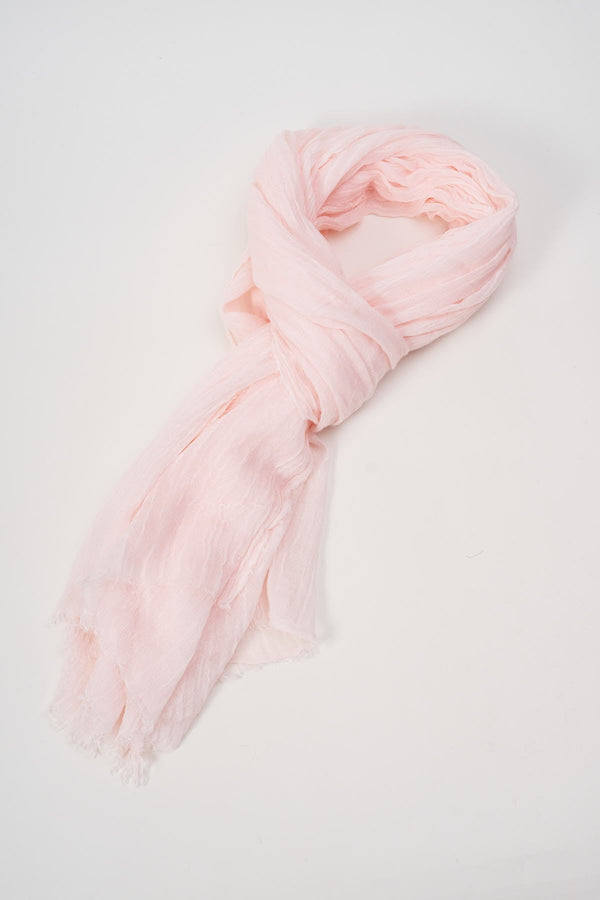 Carraig Donn Super Soft Solid Scarf in Blush Pink