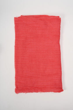 Carraig Donn Super Soft Solid Scarf in Coral