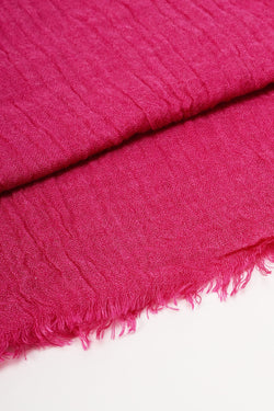 Carraig Donn Super Soft Solid Scarf in Fuchsia