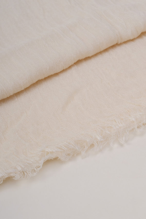 Carraig Donn Super Soft Solid Scarf in Ivory