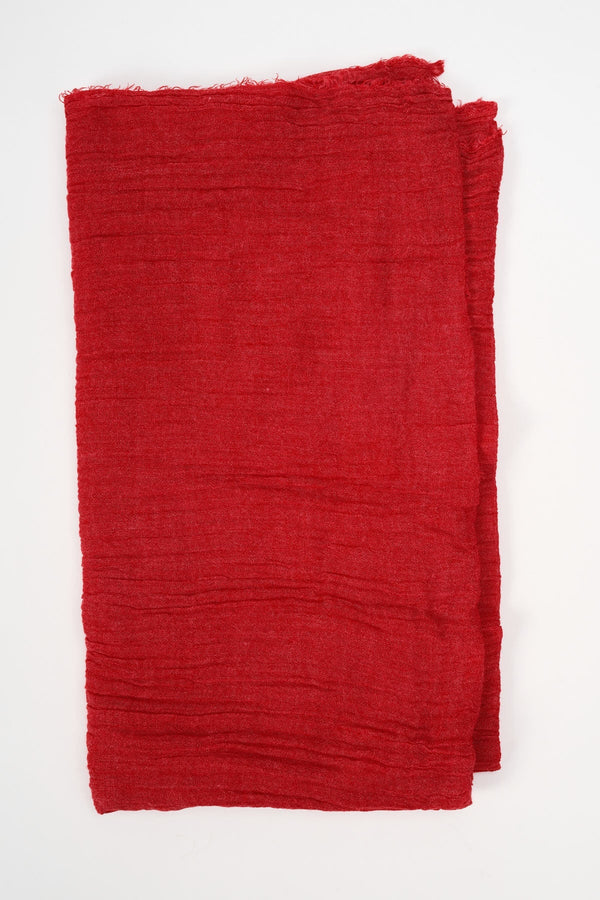 Carraig Donn Super Soft Solid Scarf in Red