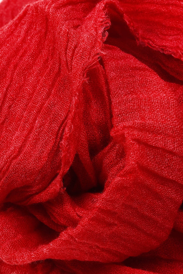 Carraig Donn Super Soft Solid Scarf in Red