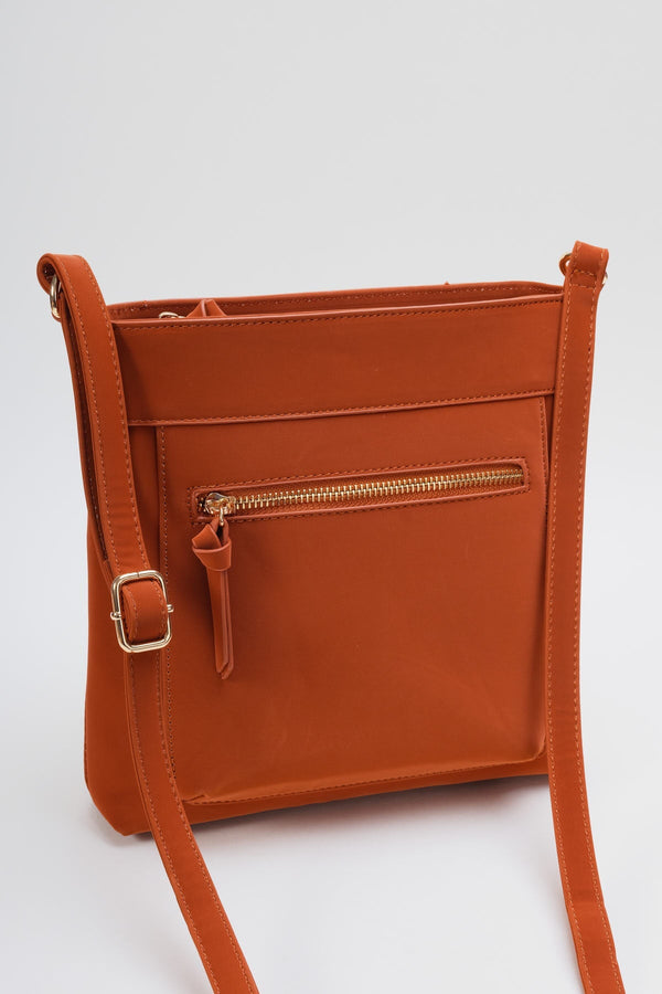 Carraig Donn Tan Brown Classic Crossbody Bag