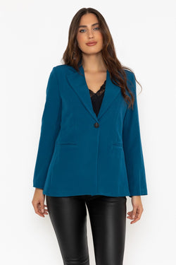 Carraig Donn Teal Fitted Blazer