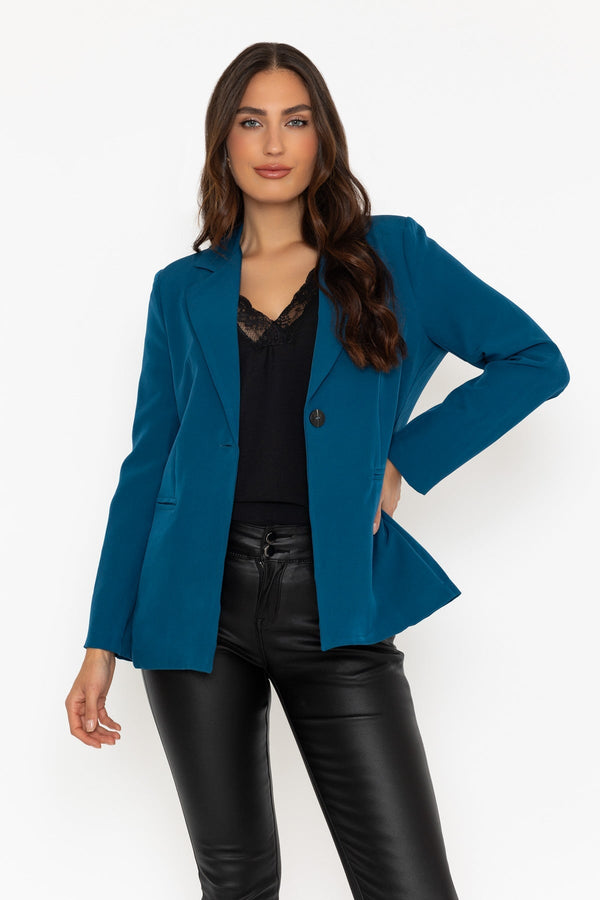 Carraig Donn Teal Fitted Blazer