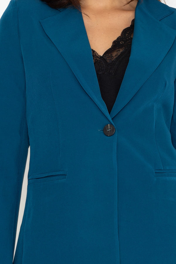 Carraig Donn Teal Fitted Blazer