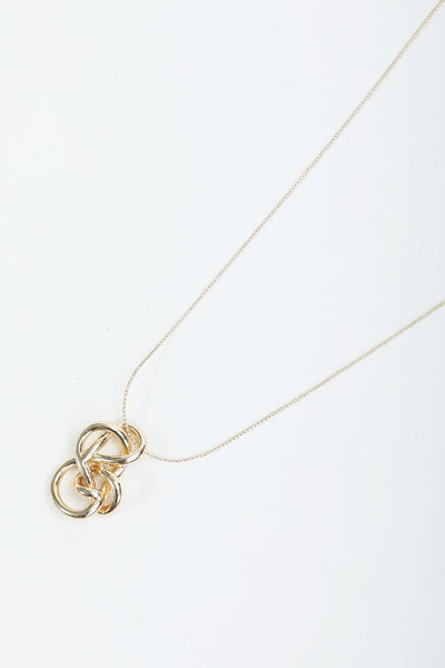 Carraig Donn Twisted Gold Pendant Necklace