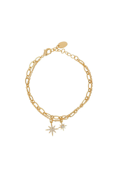 Carraig Donn White CZ Star Bracelet