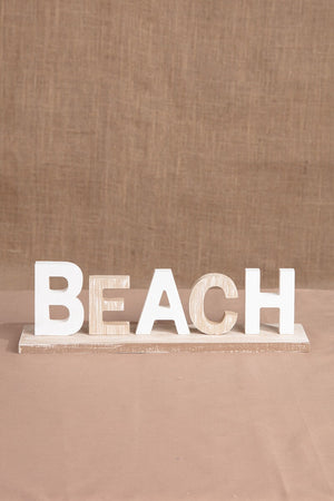 Wooden Beach Plaque