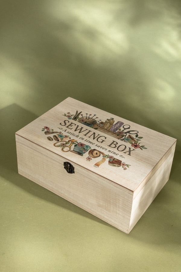 Carraig Donn Wooden Sewing Box