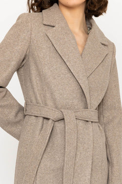 Carraig Donn Wrap Coat in Camel