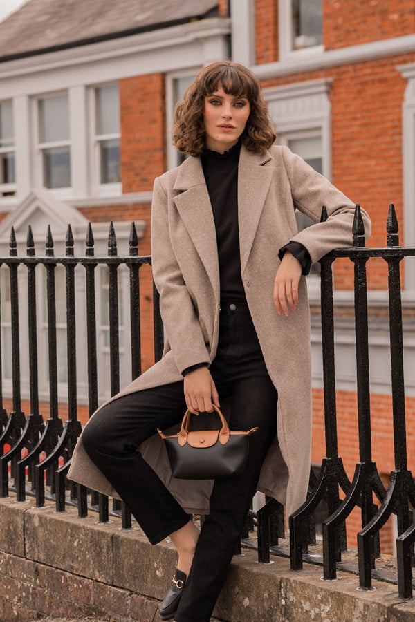 Carraig Donn Wrap Coat in Camel