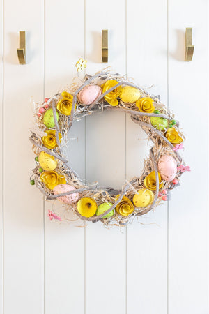 Yellow Easter Wreath