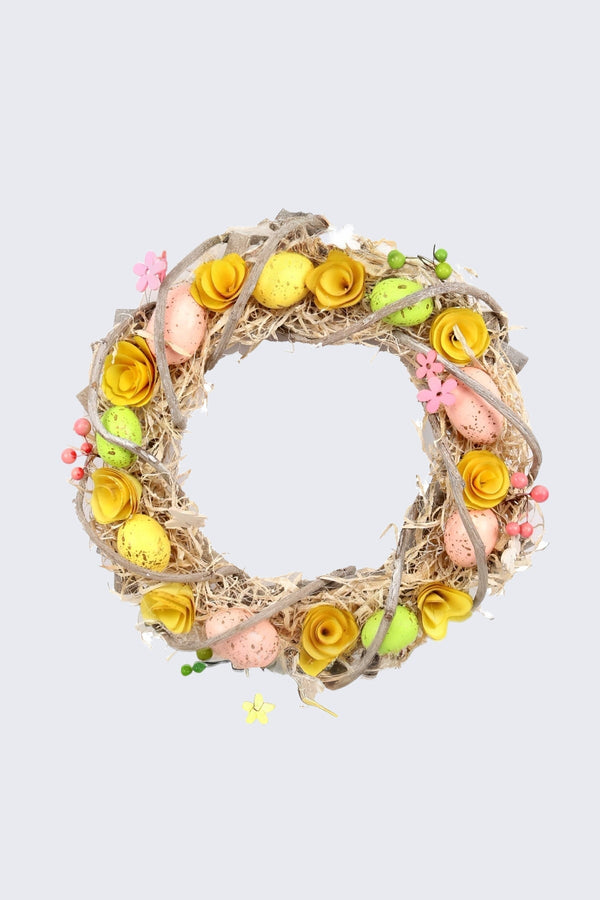 Carraig Donn Yellow Easter Wreath