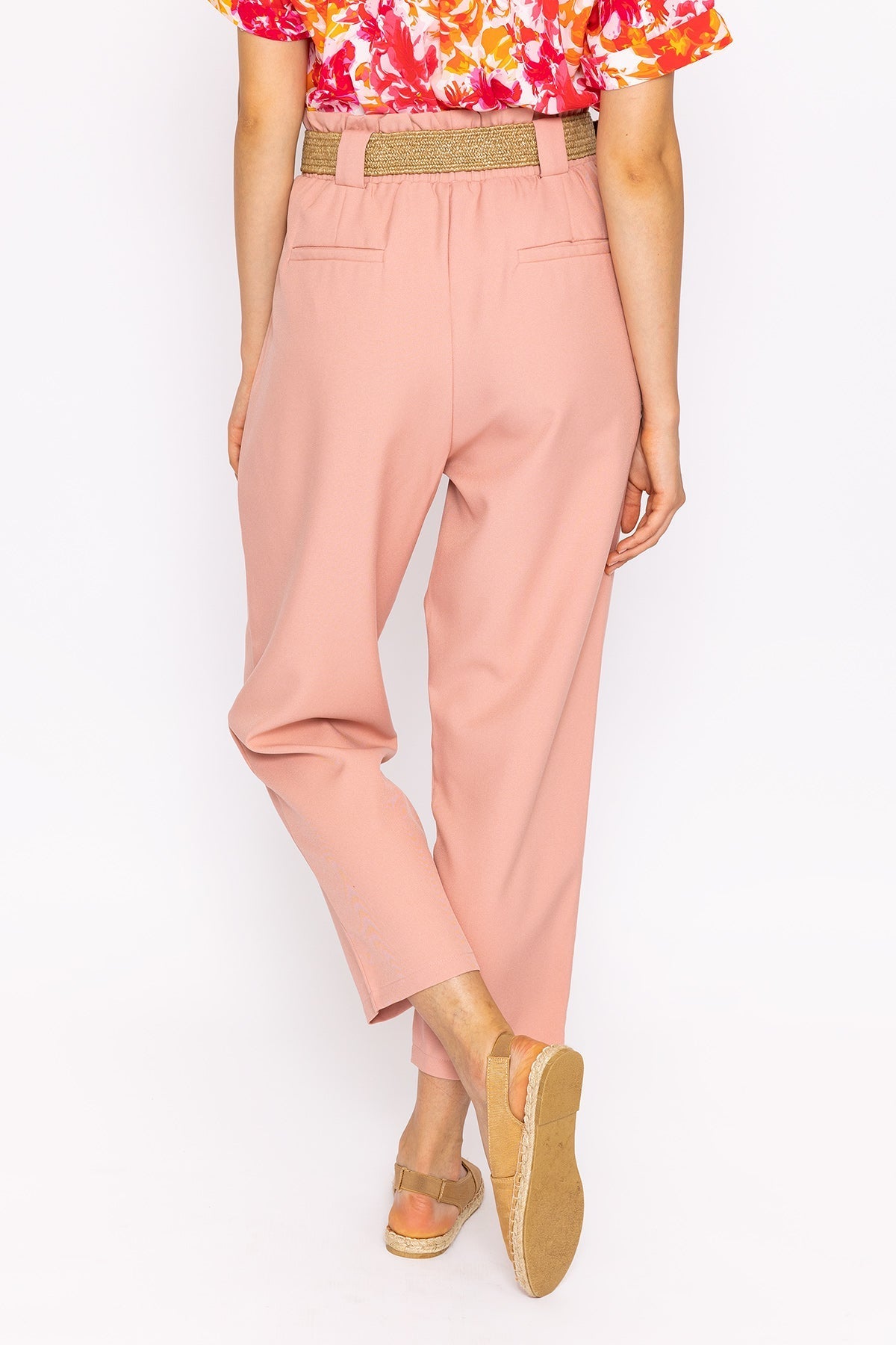 Flip In Reverse Belted Trouser Pants | Windsor