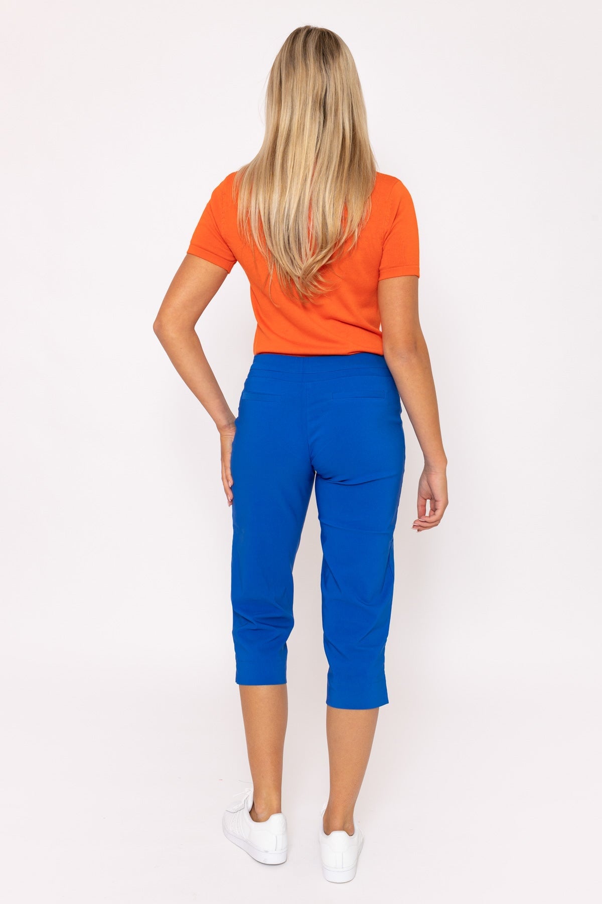 Royal blue hot sale crop pants