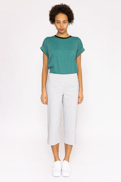 Carraig Donn Bengaline Crop Pants in Grey