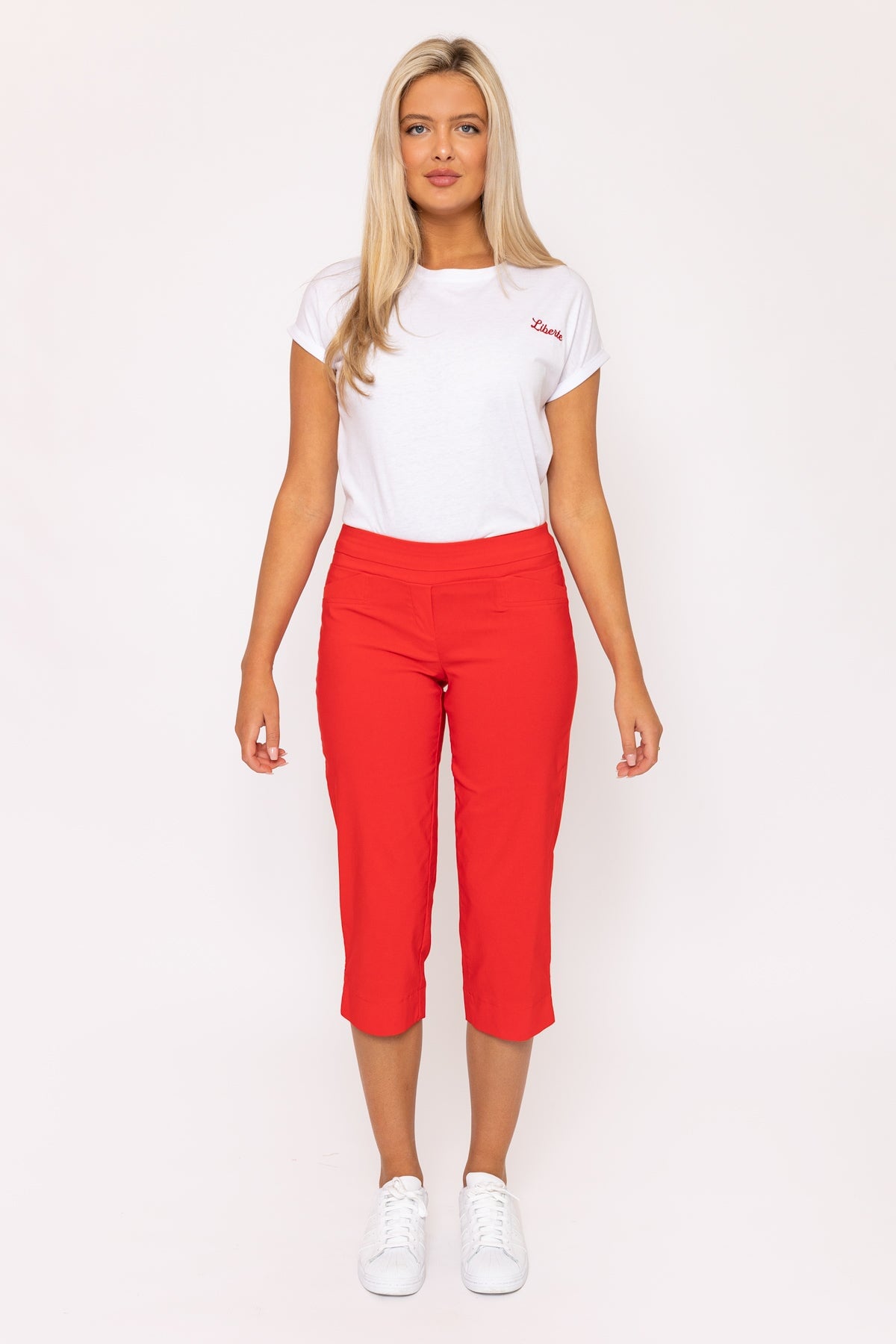 Buy online Rust Red Solid Stright Ankle Length Tapered Pant from Skirts,  tapered pants & Palazzos for Women by W for ₹1050 at 30% off | 2024  Limeroad.com