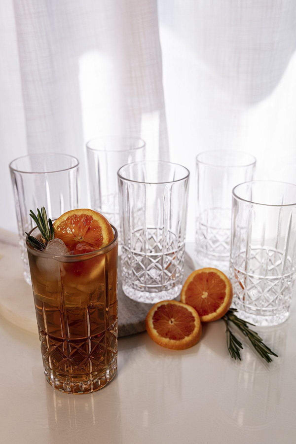 Carraig Donn Brandon Hi Ball Glasses Set of 6